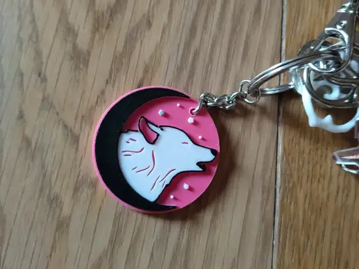 Wolf Keychain – Manual Color & AMS Version