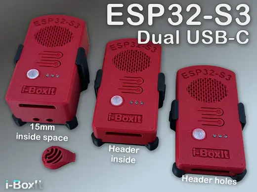 ESP32 S3 - Case - Snap-fit - Magnetic