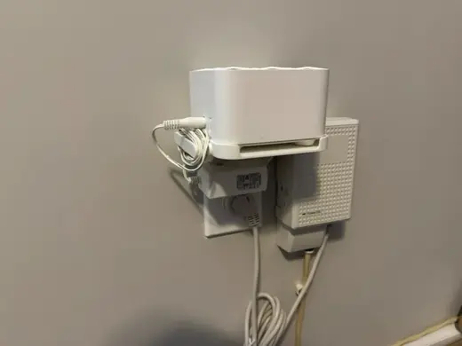 Orbi Mesh Router or Node Outlet Cover Shelf