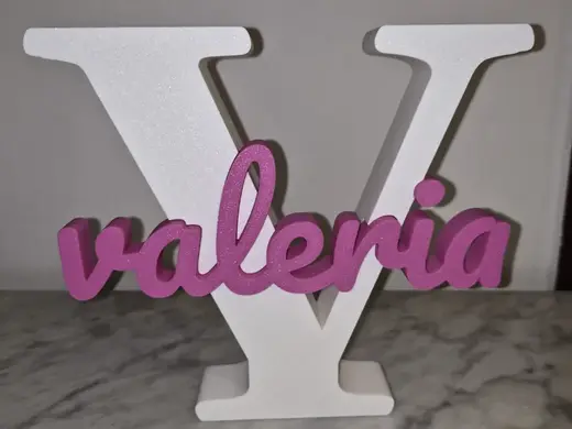Letra inicial Valeria