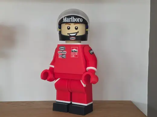 James Hunt 1976 McLaren F1 Brick Model 750%