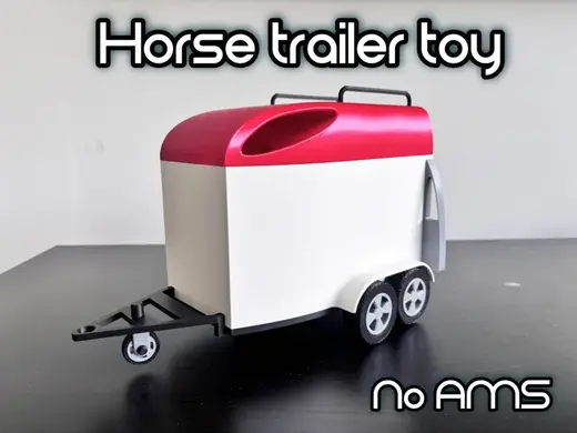 Horse Trailer Toy (Schleich compatible)