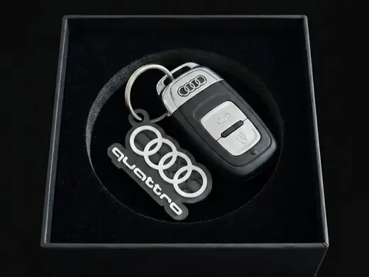 Audi quattro Logo Keychain