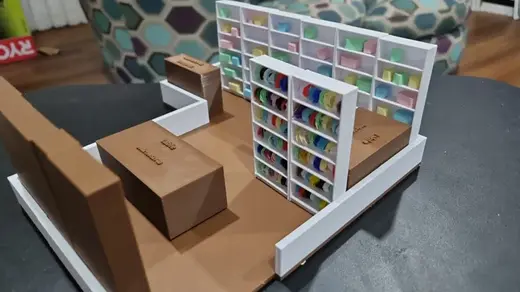 Miniature Billy bookshelves