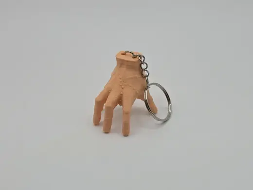 Thing from Wednesday Addams Family Keychain Remix