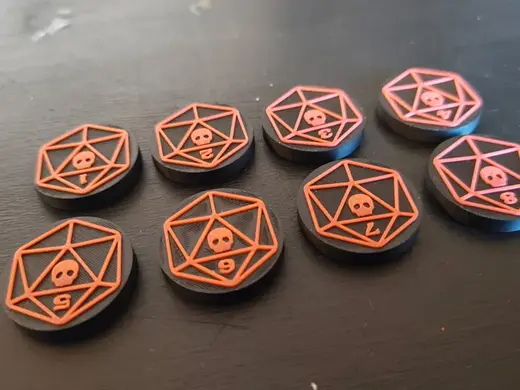 Simple Dungeons and Dragons Enemy Token