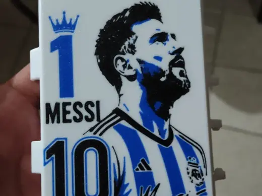 Caja Messi 10 Porta Figuritas Mundial