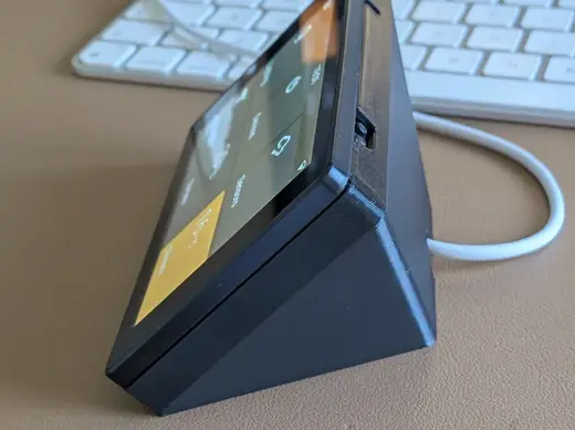 Desk stand for 4.3-inch JC4880P443 Esp32 Screen