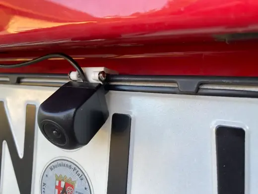 Backup Camera License Plate Clip