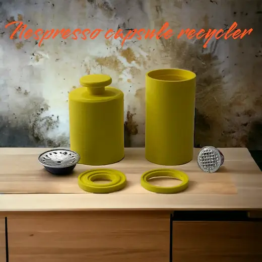 Nespresso capsule recycler