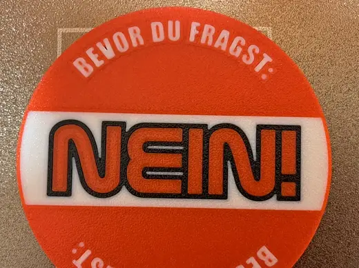 Bevor Du Fragst - Nein! Coaster