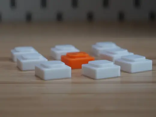 Knob Sans inspired full sized keycaps