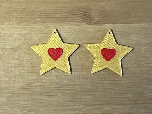 star earrings