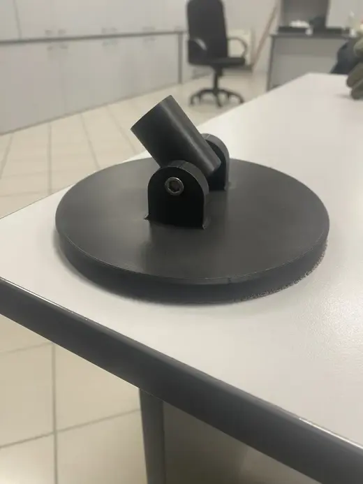 Sand Paper radial support for telescopic handle