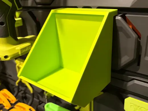 Open Top Storage Bin for Ryobi Link
