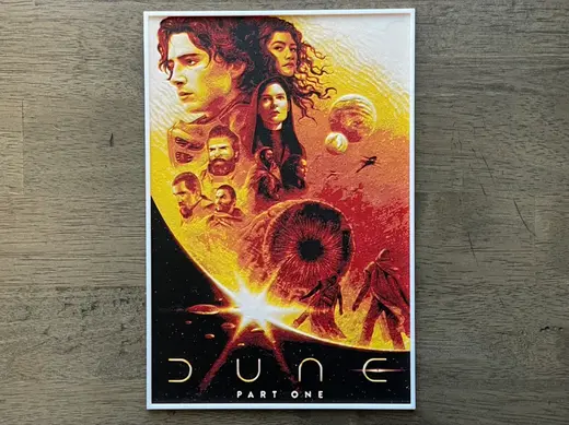 Dune: Part One (2021) Hueforge Movie Poster
