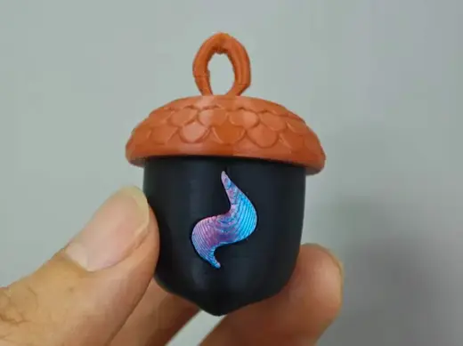 洛克王国-精灵果实-小黑猫-拆件
