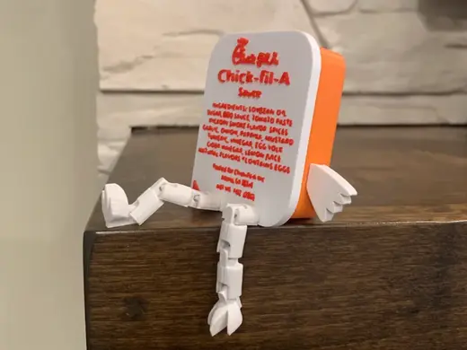 ChickFilA Sauce Packet - Articulated
