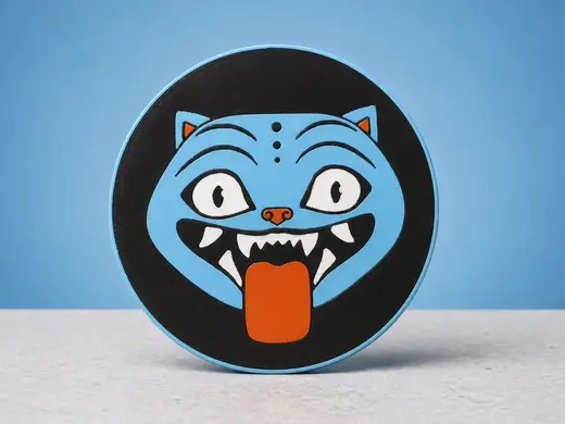 Derpy The Tiger Coaster (Kpop Demon Hunters)