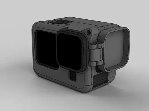 GoPro 10 輕量化保護殼 | 含鏡頭蓋、遮光罩與掛繩孔