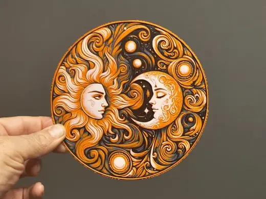 Sun vs Moon hueforge