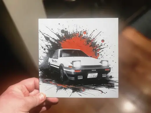 Graffiti Takumi's AE86 Hueforge