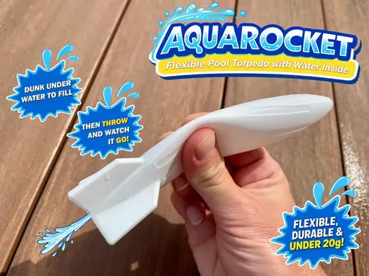 AquaRocket: Pool Torpedo with Water Inside!