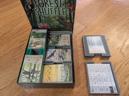 Forest Shuffle with 3 expansions - Sleeved