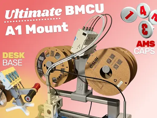 Ultimate A1/A2L BMCU Spools Top Rail / Desk Mount
