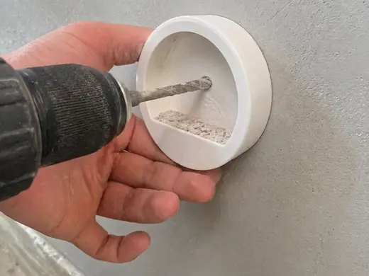 Bohr Staubfänger mit Fingerhalter