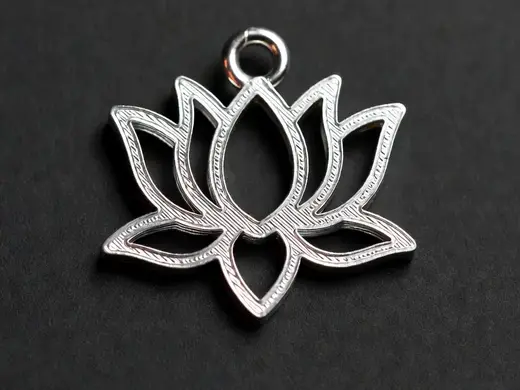 lotus flower Simple keychain lucky amulet