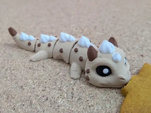 Cookie Dragon - Articulated Keychain Figure