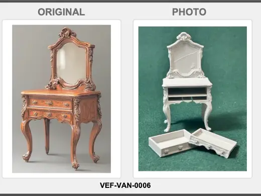 Harcourt Cabriole Van VEF-VAN-0006 1:12 Dollhouse