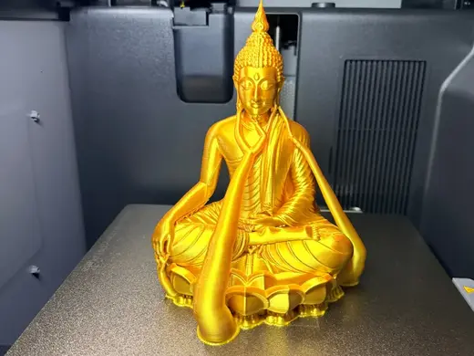 Buddha Sitting on Lotus Flower