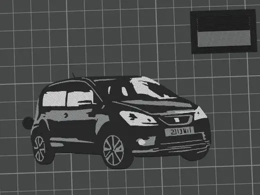 Seat Mii Keychain