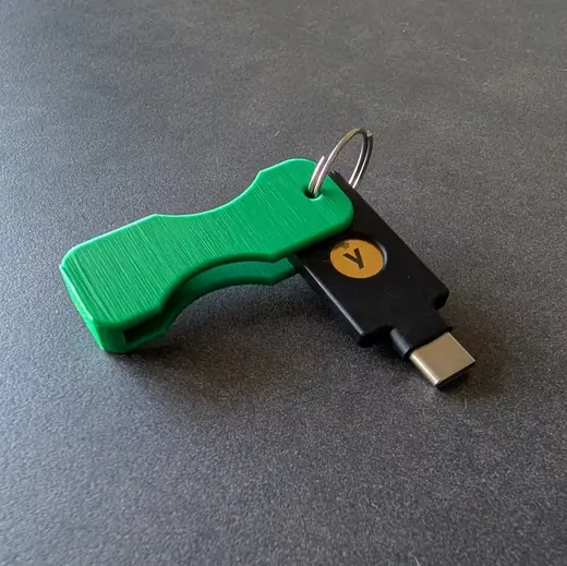 YubiKey 5C NFC (USB-C) Key Ring Case