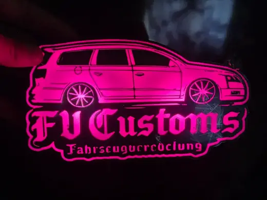 Lichtbox FV Customs Logo