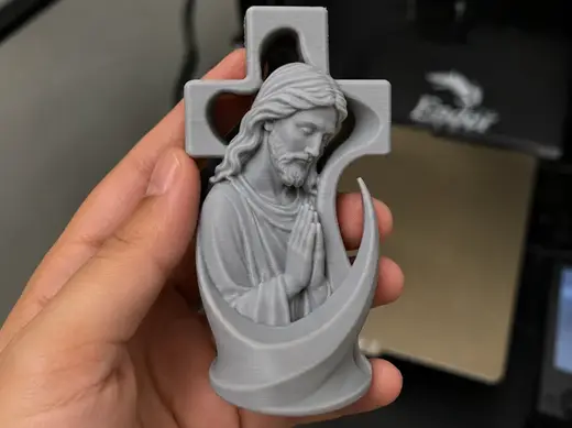 Jesus On Cross 3D Art Re-Create