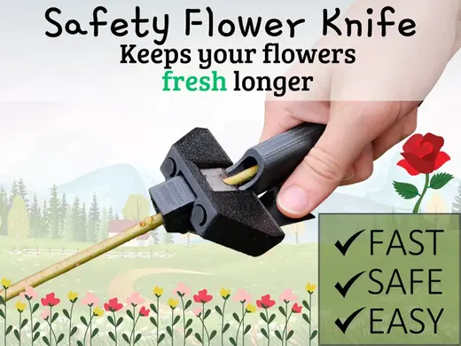 Safety Flower Knife - Fast, Safe, Easy!