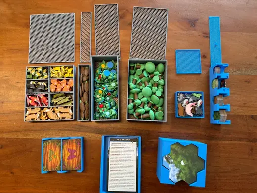 Life of the Amazonia Boardgame Inlay + Upgrade