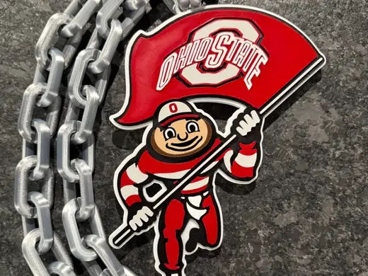 Ohio State Brutus Buckeye Turnover Chain