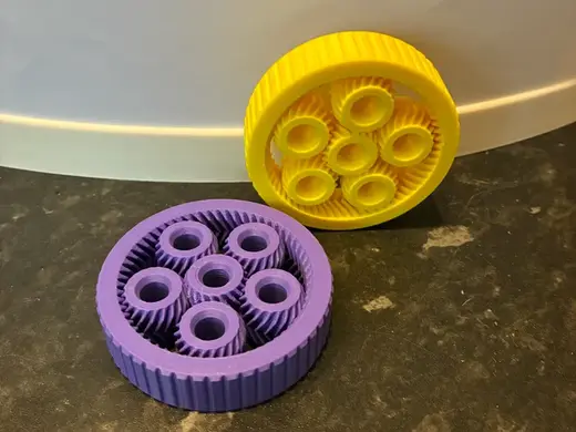 Fidget Spinner - Double Helical Gears