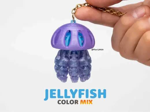 Flexi Jellyfish with Modular Parts