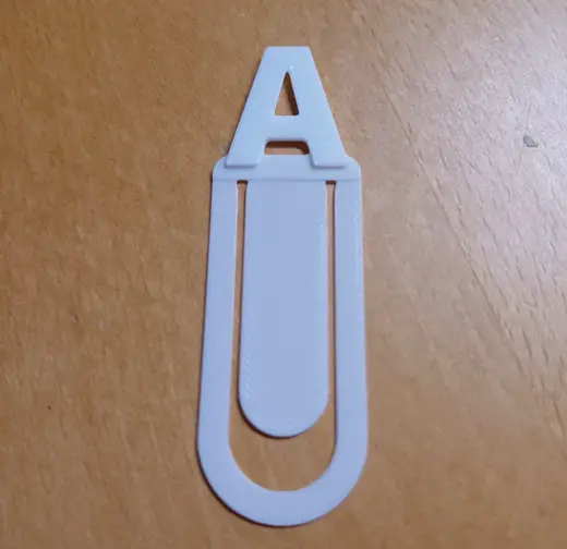 Simple Alphabet Bookmark - Great for Kids initials