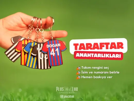 Kişiselleştirilebilir Taraftar Forma Anahtarlık