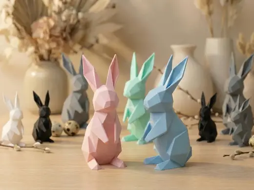 Origami Easter Bunny Army - Decor/Gift