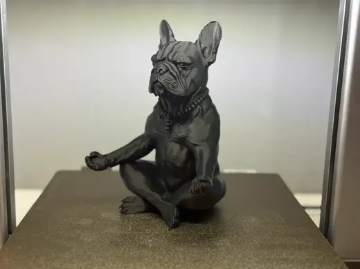 Meditating French Bulldog Statue