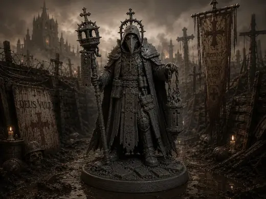 Plague Doctor Staff Medic Trench Crusade