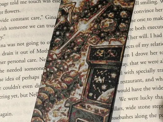 Retro Arcade Bookmark 8 Colors Nostalgia Design