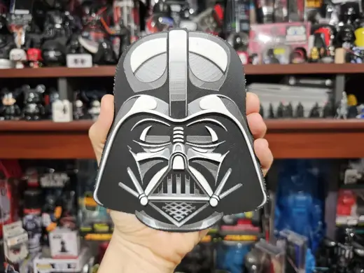 Star Wars (Inspired) "Flat Darther" HueForge Darth Vader Helmet